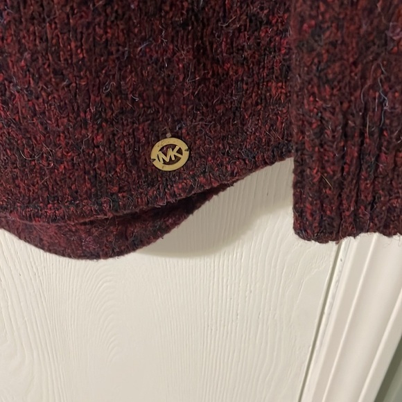 MICHAEL Michael Korse Maroon Turtleneck With Small Logo Size Small - Picture 3 of 9